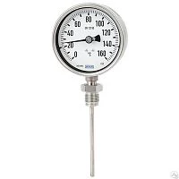 R5502.100/S (0...+150)°C 100х8 G1/2" Рад.шток Нерж. УТ000013815