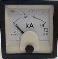 М42301 кА 1,5 75мВ 1,5 кл.1,5 В ОО 60х60мм Килоамперметр постоянного тока УТ-00001013