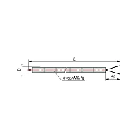 ДТПL(ХК)021-0,7-5,0м (-40...+600)°С L=5,0м d=0,7мм бусы УТ000007646