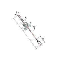 ДТС074-50М.В3.120/7м.Ех-Т1 L=120мм, М20х1,5мм, d=10мм lкаб=7м УТ000015662